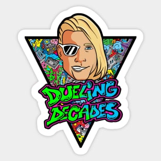 All NEW Dueling Decades Logo Sticker